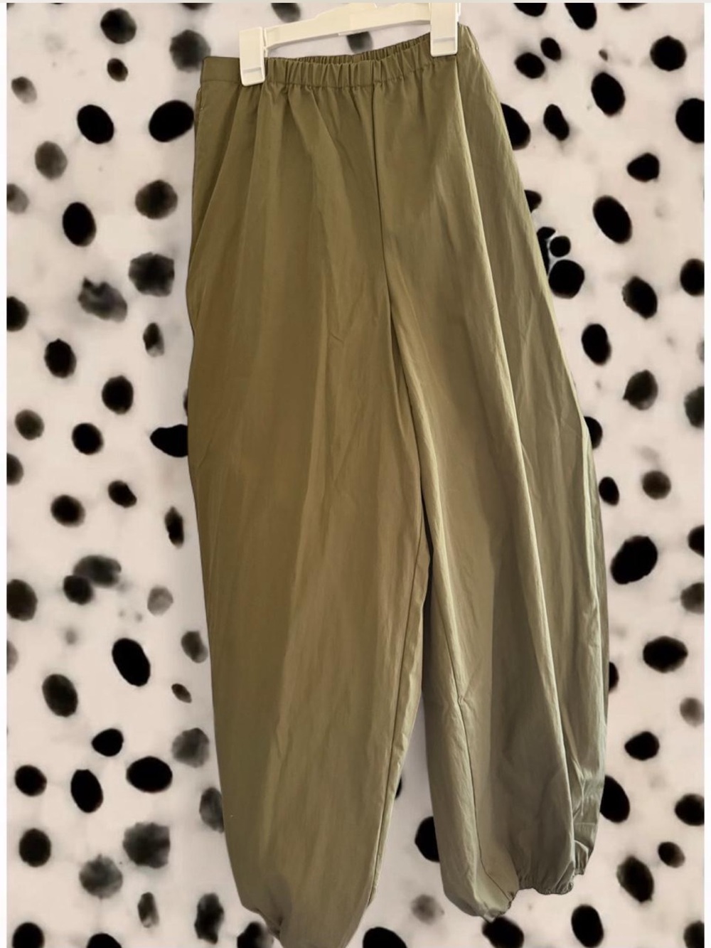 ASOS Olive Green Elastic-Waist Jogger Pants